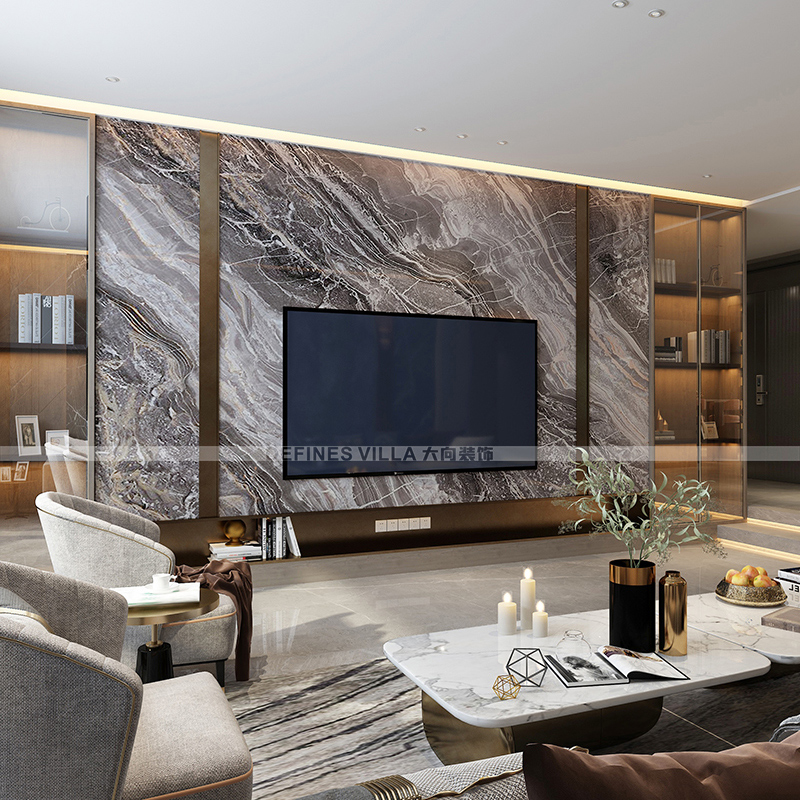 青岛别墅装饰怎样选择合适的墙面装饰？